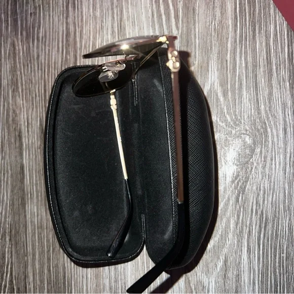 New Salvatore Ferragamo Gold Sunglasses